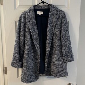 SOLD - Skies Are Blue Curvy Navy Jacket